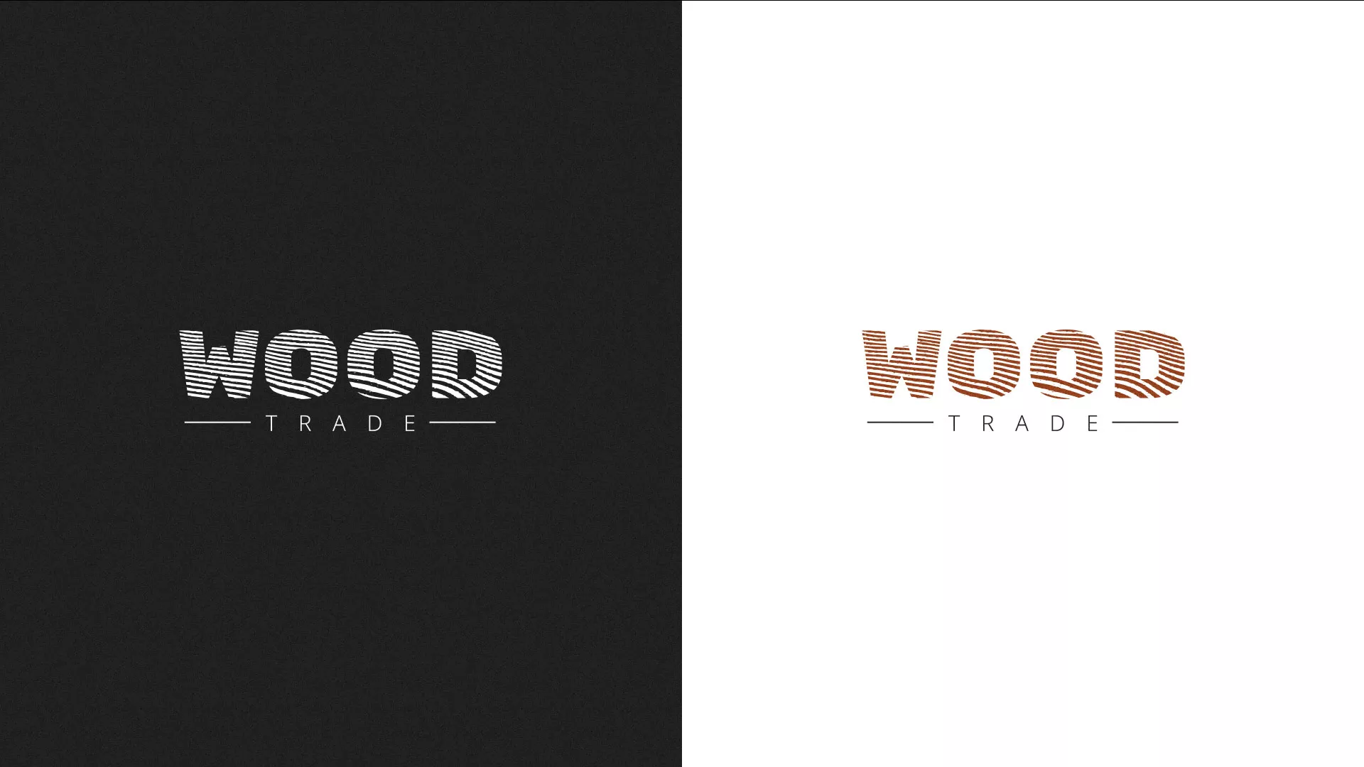 Разработка логотипа для компании «Wood Trade» в Заречном