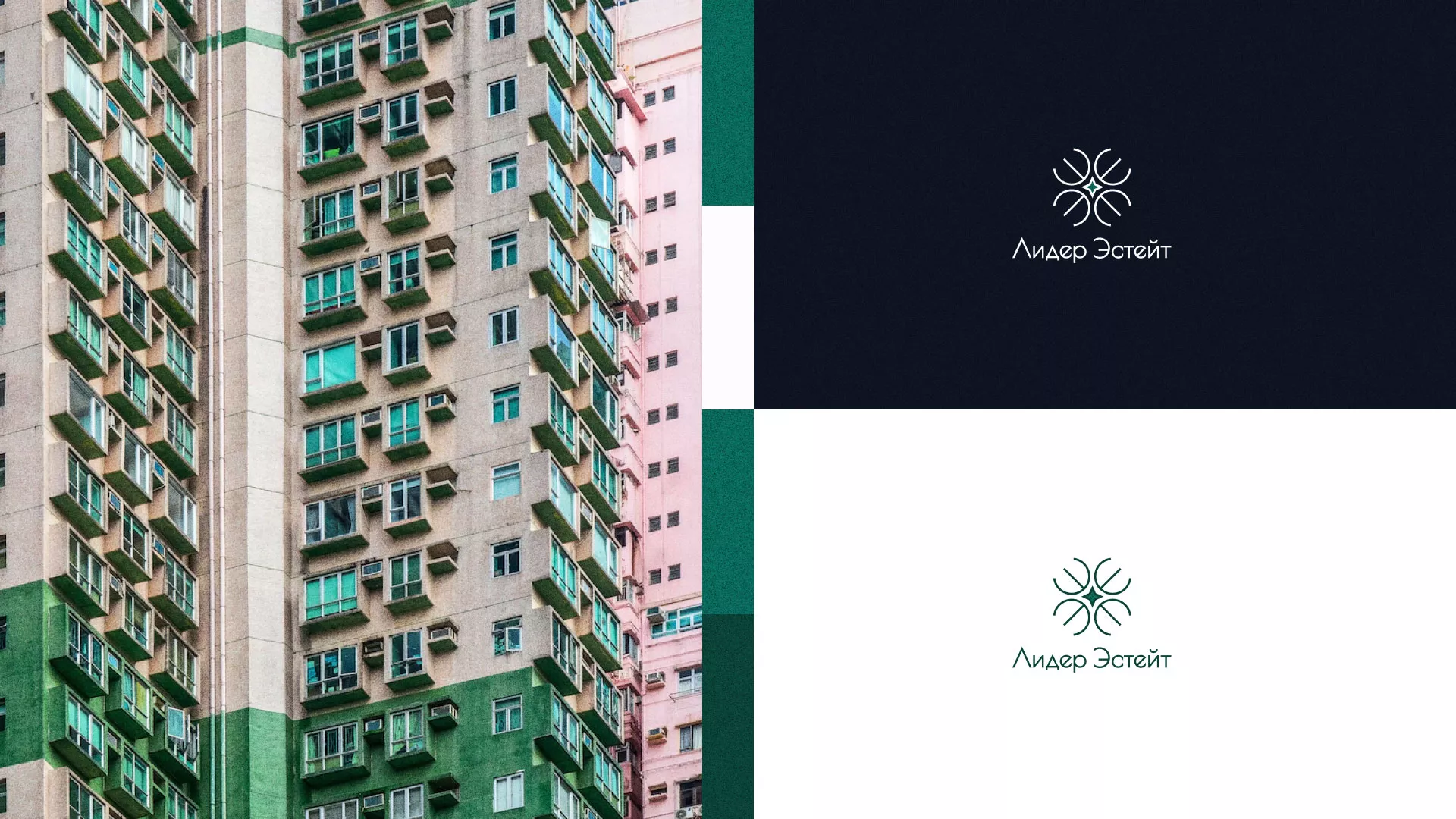 Создание логотипа компании «Лидер Эстейт» в Заречном